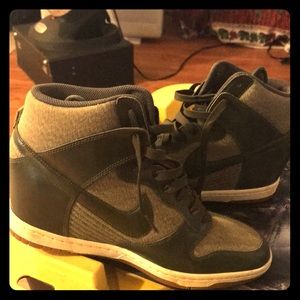 Almost new Nike Sky High Dunks.